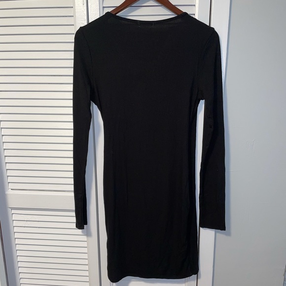 Asymmetrical Long Sleeve Dress - Picture 5 of 6